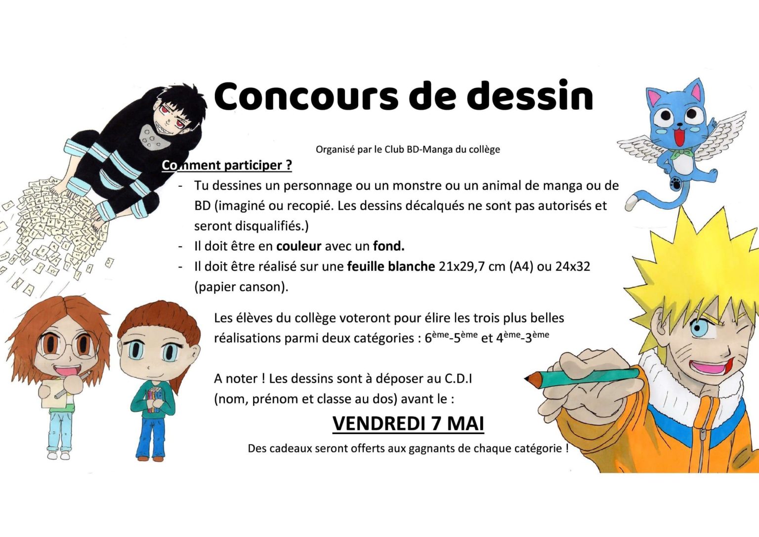 Concours de dessin Collège Henri IV